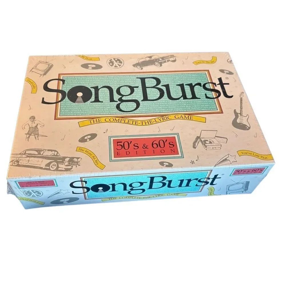Song Burst The Complete The Lyric Game 50’s & 60’s Edition *New*
